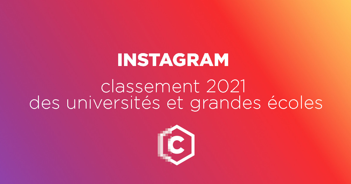 Instagram : classement 2021 des universités et grandes écoles