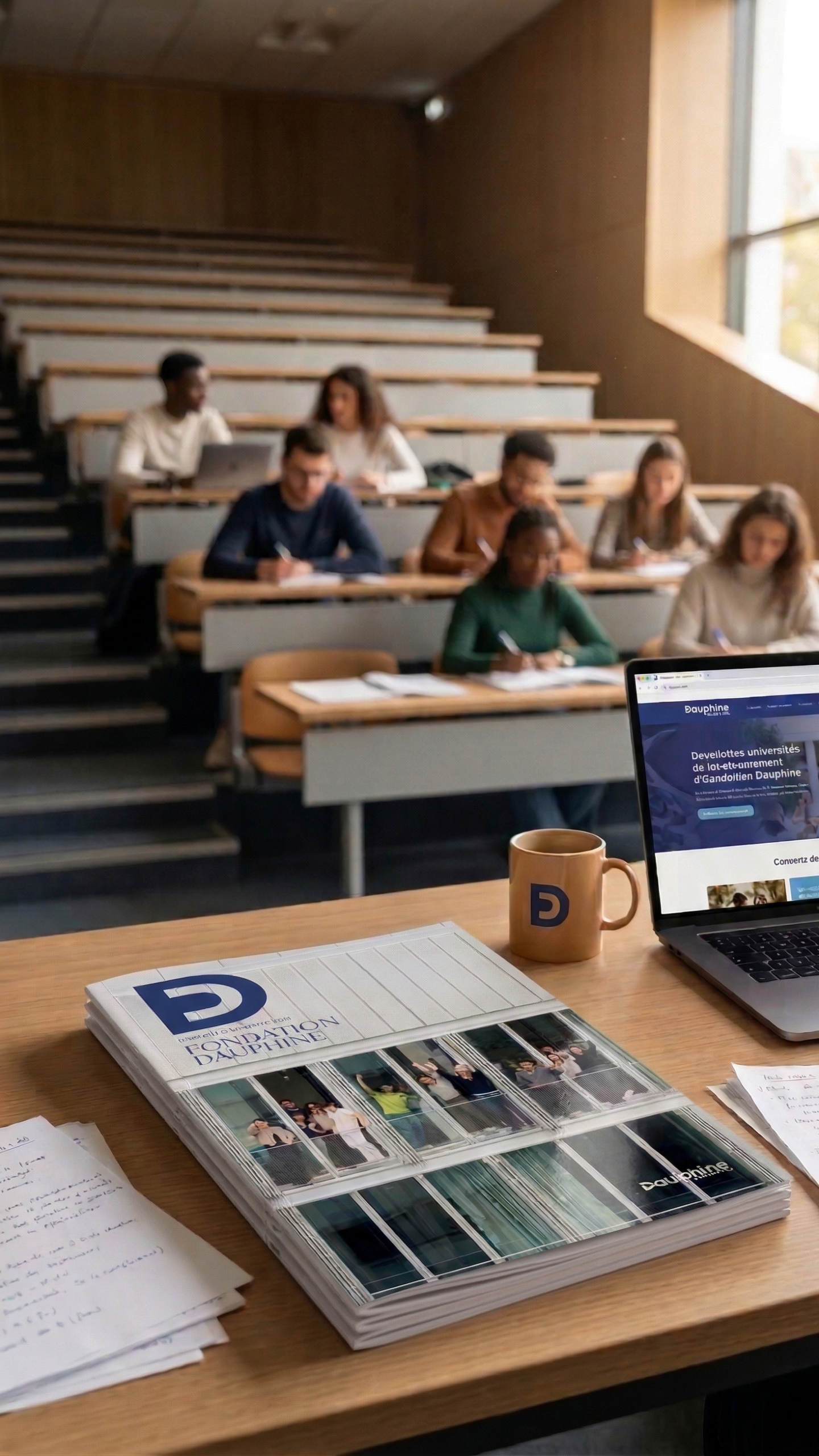 Rapport annuel fondation dauphine amphi